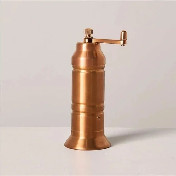 Hearth & Hand Magnolia Short Salt & Pepper Crank Grinder Copper Finish