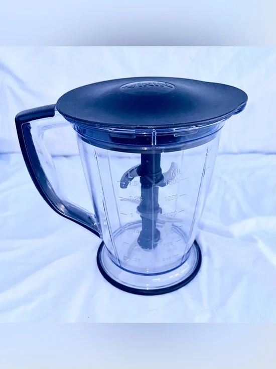 Ninja Master Prep Pro 48 oz Blender Pitcher Lid Replacement Round 6 Cup W/Blades