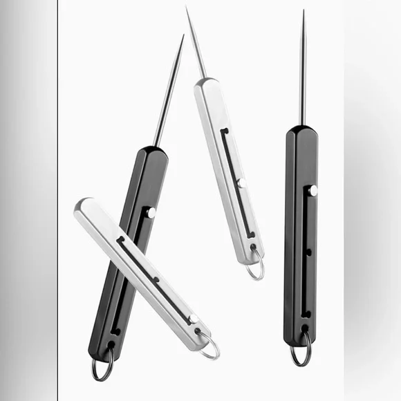Portable Titanium Toothpicks Men, Women, Families, Camping, Outdoors