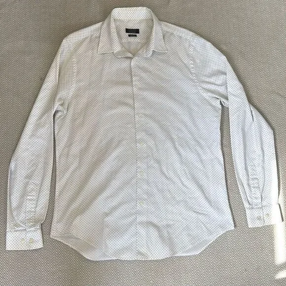 Zara Men Tailoring Slim Fit Long Sleeve Button Up Size XL