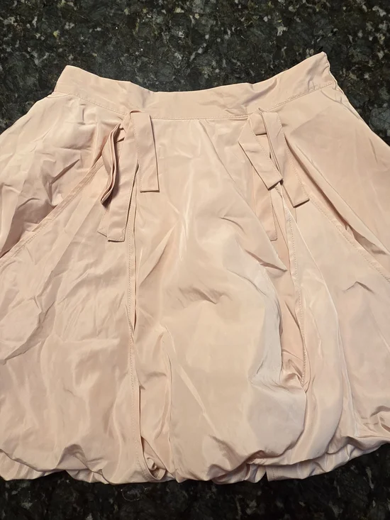 Forever 21 Light Pink Bubble A-Line Skirt
