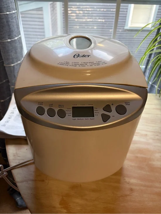 Oster bread maker