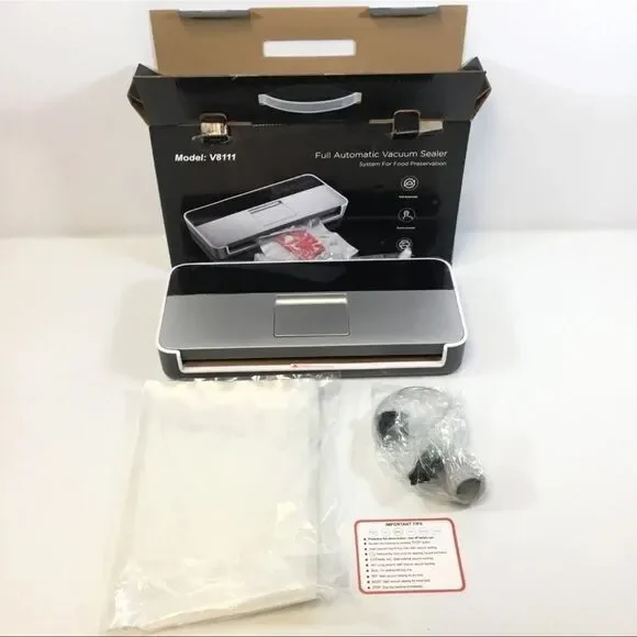 Sleek vacuum sealer VSCK V 811 gray black‎ touch control, full automatic