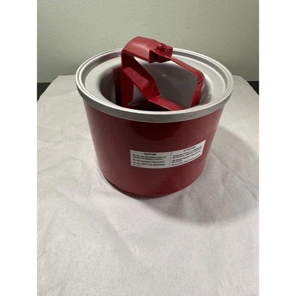 Cuisinart Ice Cream Maker Extra Freezer Bowl & Paddle ICE-20 ICE-20R ICE-21 25