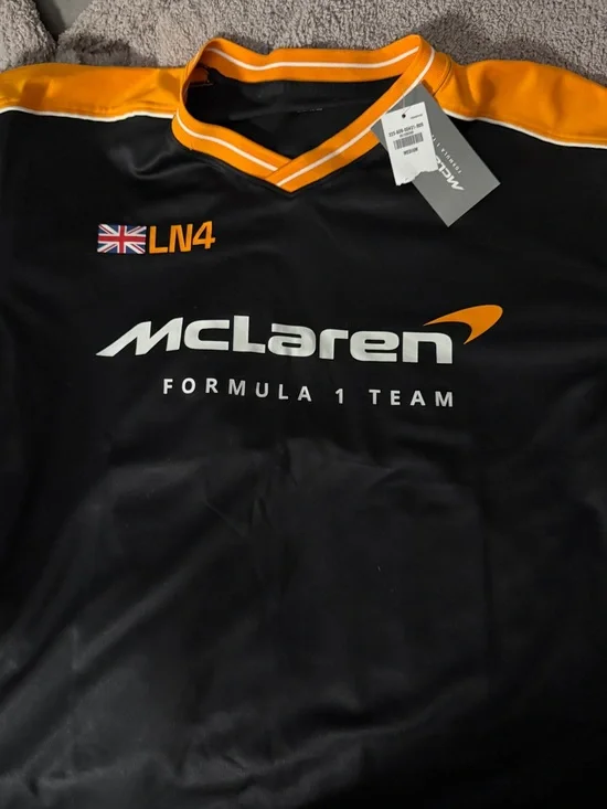Hollister Co. x McLaren Racing Lando Norris LN4 graphic jersey
