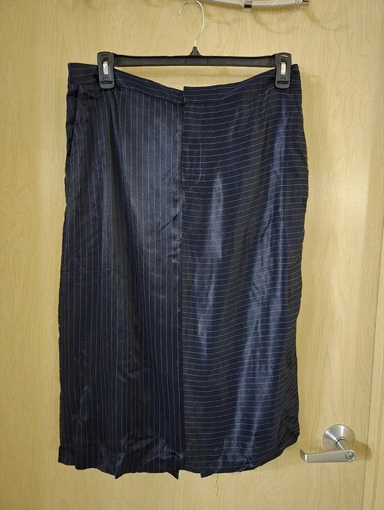 NWT Banana Republic Navy Midi Skirt (14)