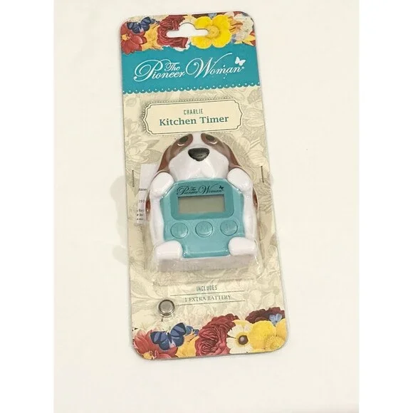 NIB The Pioneer Woman Charlie Kitchen Timer Magnetic LCD Digital Display
