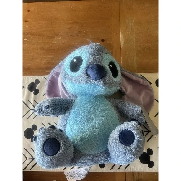 Disney Parks Stitch Weighted Plush with Removable Pouch New with Tag