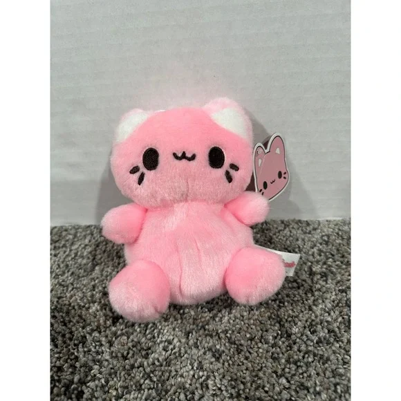 Plush Tasty Peach Unisex Pink New Kawaii Meowchi Kitten Stuffed Animal