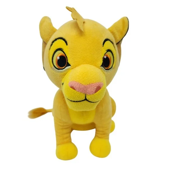 Disney Lion‎ King Simba Plush Stuffed Animal Just Play Yellow 10 inch