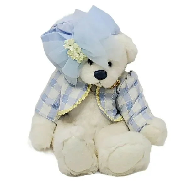 VTG 2000s Vicky Lougher Teddy Bear Hats Off To You Mom Mothers Day Collectible‎