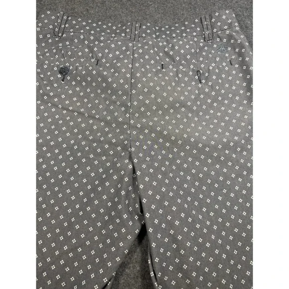 Original‎ Penguin Men's Grey Geometric Print Chino Shorts Size 30