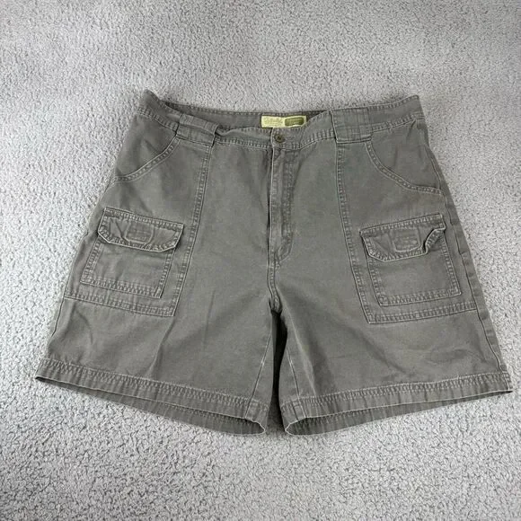 Cabela's 7 Pocket Hiker Shorts Size‎ 40 Gray Cargo Pockets Outdoors Travel Men's