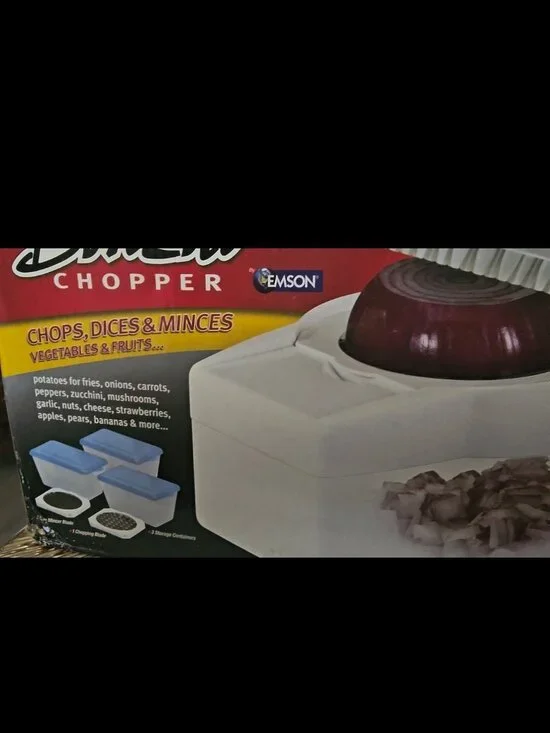 Emson Manual Food Chopper, Dicer & Mincer