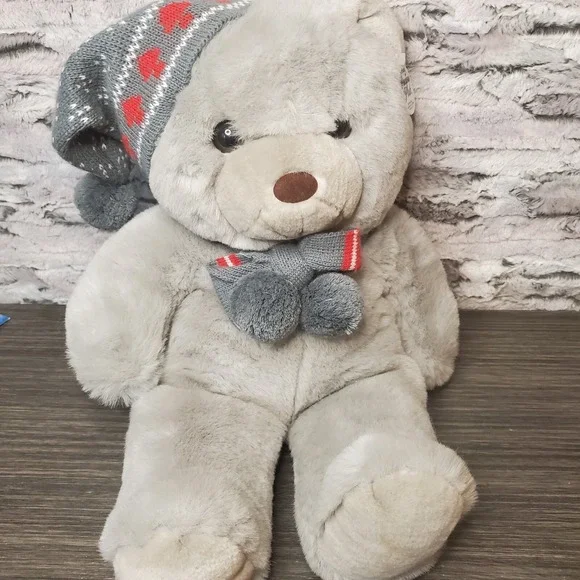 Vintage Gerber Precious Plush Bear Gray 20