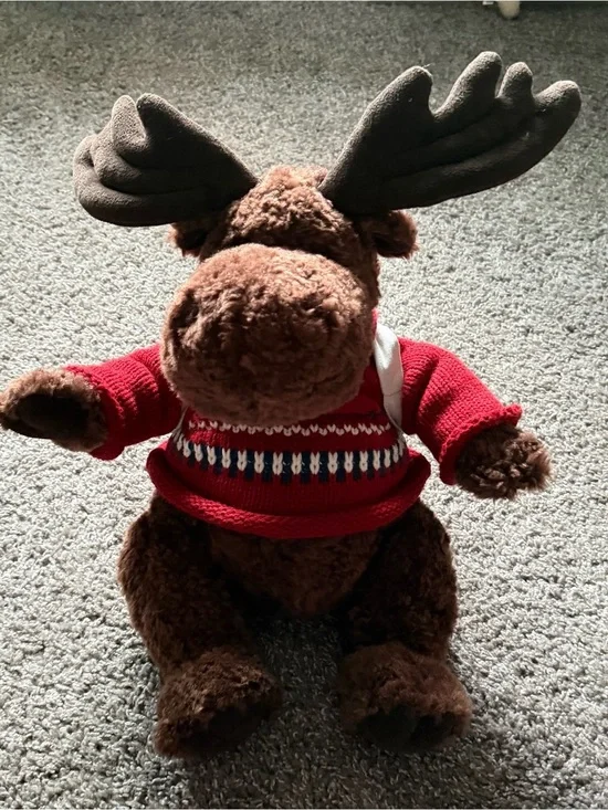 Vintage American Eagle Mac The Moose Plush 16”