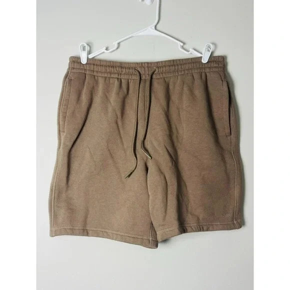 DBG Menswear‎ Shorts Casual Drawstring Brown Lounge Gym Activewear
