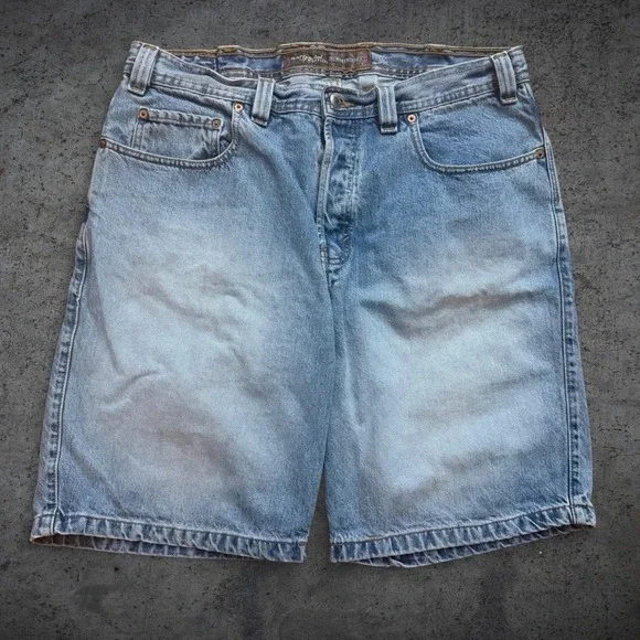 Vintage 2000's Gap Special Edition Baggy Jean Shorts Size 35 Skate Y2K