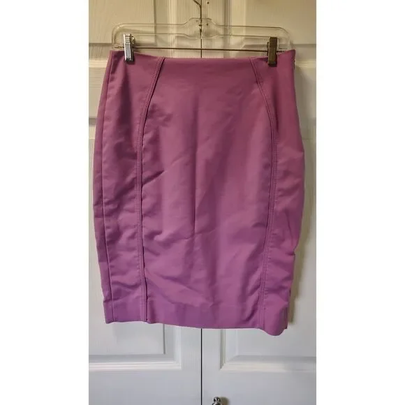 White House Black Market Perfect Form Pencil Skirt Orchid Purple/Pink Size 6