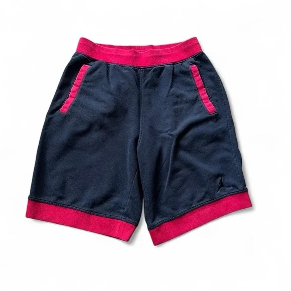 Black & Red Nike Brand Jordan Sweat Shorts Baggy Men's Size XL Y2K Basketball