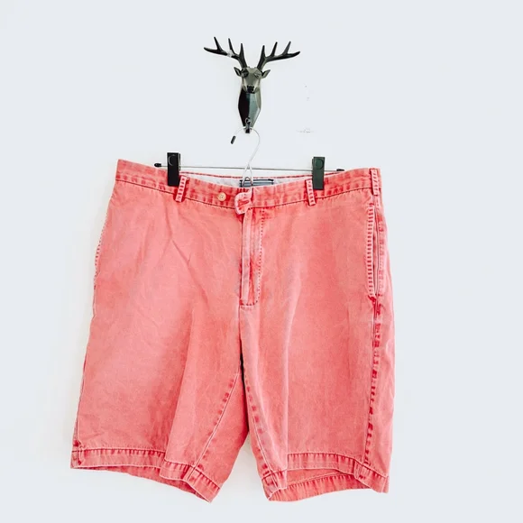 Peter Millar Men's Light Red Casual Shorts Size 36