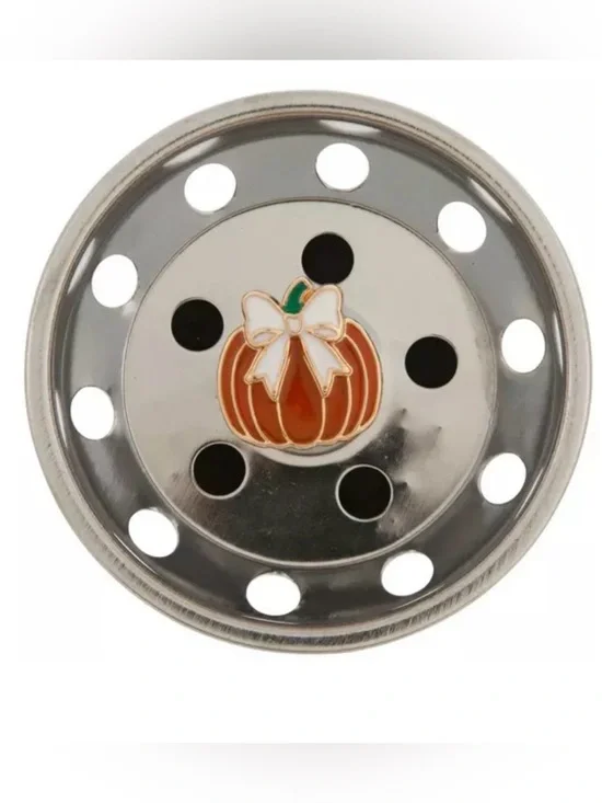 Pumpkin Metal Sink Strainer ~ New
