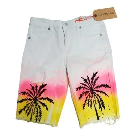 Sz Various palm tree kilogram shorts