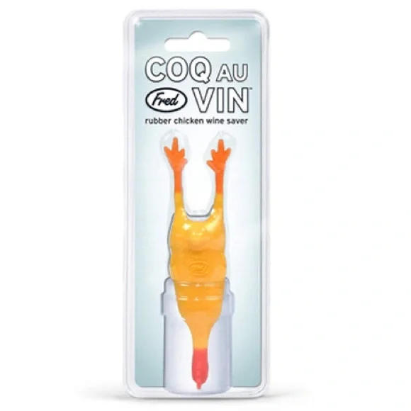 Fred Coq Au Vin Rubber Chicken Wine Saver