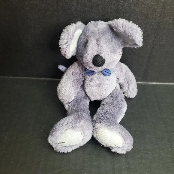 Vintage Grey Mouse Plush 7