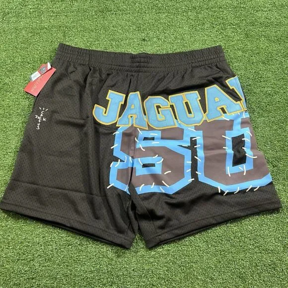 Travis Scott Mitchell And Ness Southern University Shorts Size XXL