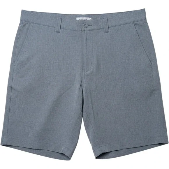 TravisMathew Beck Shorts Mens 34 Grey Golf Performance 1MM208 Stretch Casual