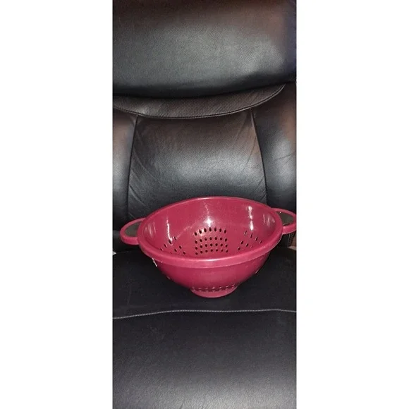 Farberware Red Colander With Soft Grip‎ Handles 5 Qt Drainer