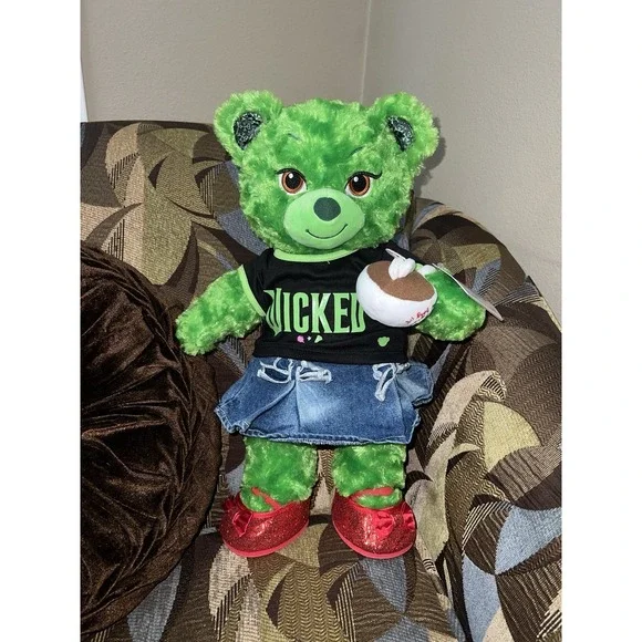 Build a Bear Wicked Green‎ Witch Bear 16