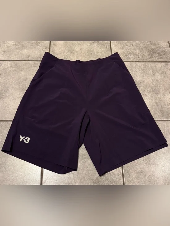Adidas Y-3 Tennis Pro Ergo Shorts Aurora Plum Men's Size Medium NWT