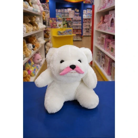 GUND Gunderground Snuffles Love The Stache White Polar  8