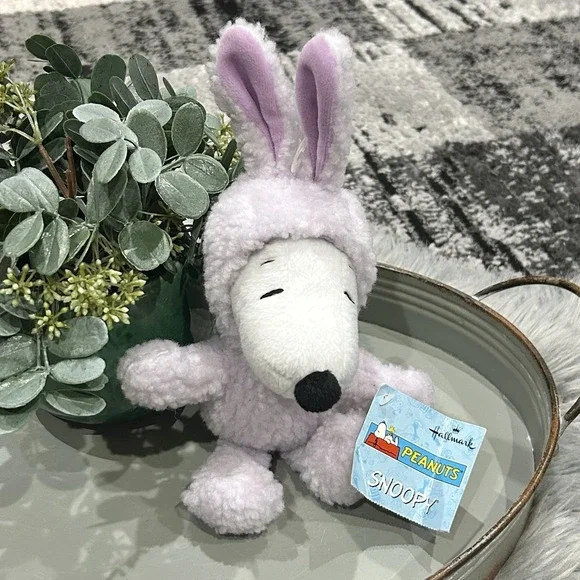 Hallmark Snoopy in Purple Bunny Costume Easter‎ 11