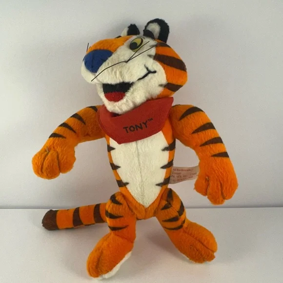 Kellogg Tony the Tiger 8” plush toy‎ 1997 stuffed animal