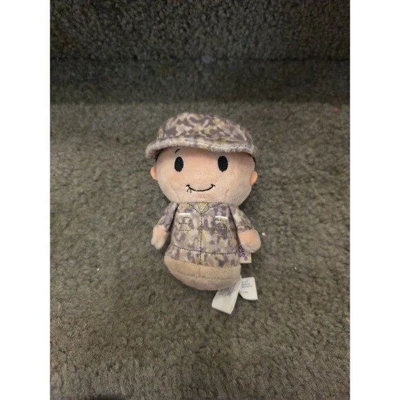 Hallmark Itty Bittys Camo Boy Military Green Army Small Boot Camp Plush