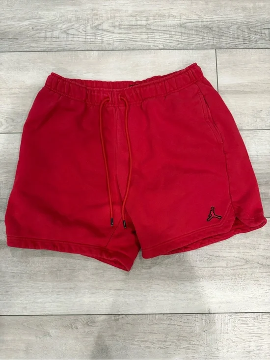 Jordan Men's Red Jumpman Fleece Shorts