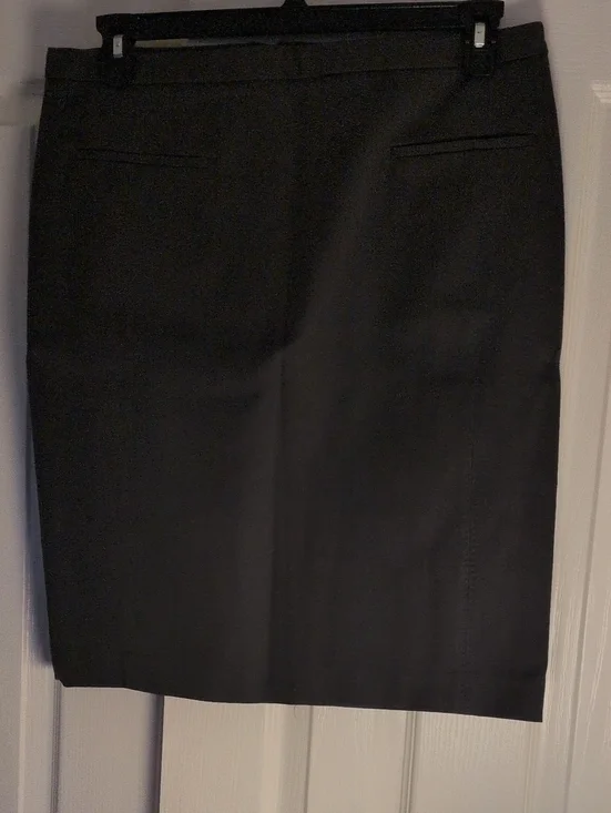 Banana Republic Slate Tailored Pencil Skirt, stretchy cotton/rayon