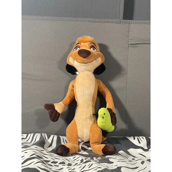 Disney Parks Lion King Timon Plush Toy with Grub Larvae Bug Hakuna Matata NWT