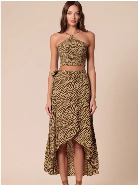 Lusana | Willow Wrap Skirt Size S (4)