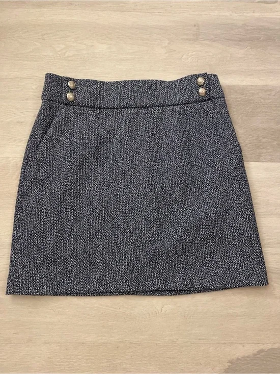 Veronica Beard Blue Tweed Arezzo Mini Skirt ~ 8 ~