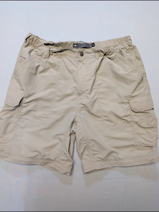 REI Shorts Mens XL Lightweight Outdoors Cargo Hiking UPF 50+ Flawed