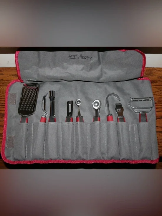 Wolfgang Puck 9 Piece Kitchen Tool Set with Storage Case - Brand New, Never Used