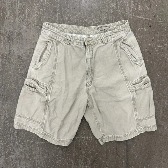 Tommy Bahama Relax Cargo Shorts Mens 31 Khaki Tan Excellent Utility Pocket