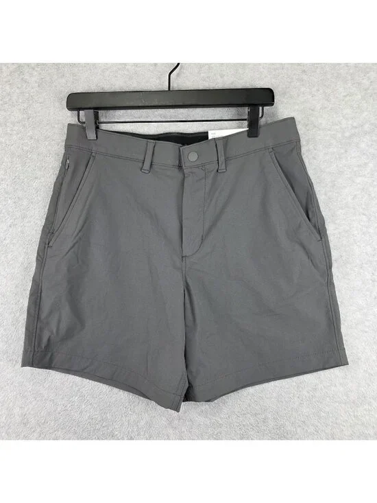 American Eagle Club Shorts Mens 28 Gray Flex Performance Chino Golf Stretch