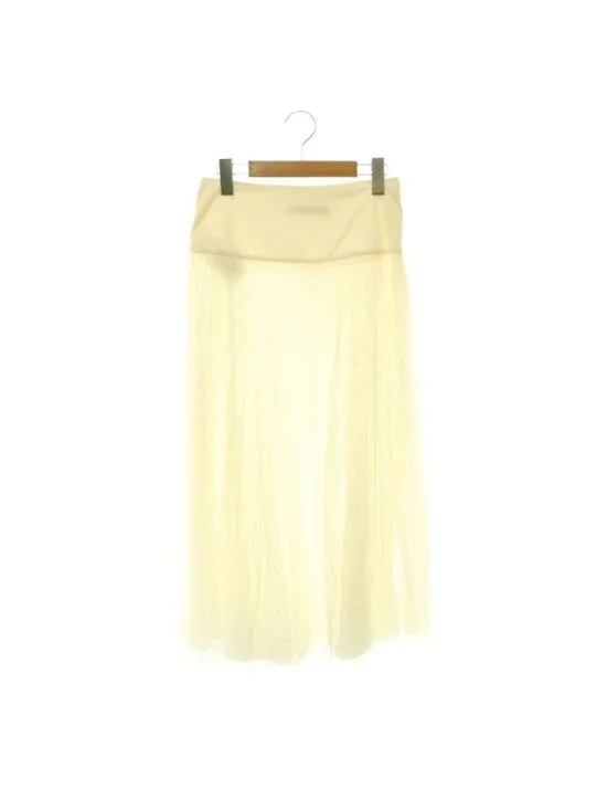 Dior Dot Tulle Long Skirt