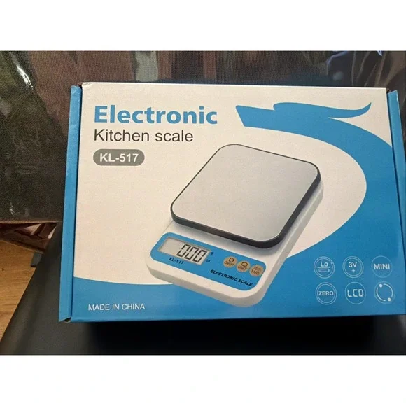Electronic Kitchen Food Scale KL-517 Digital LCD Display Mini Scale (NEW IN BOX)