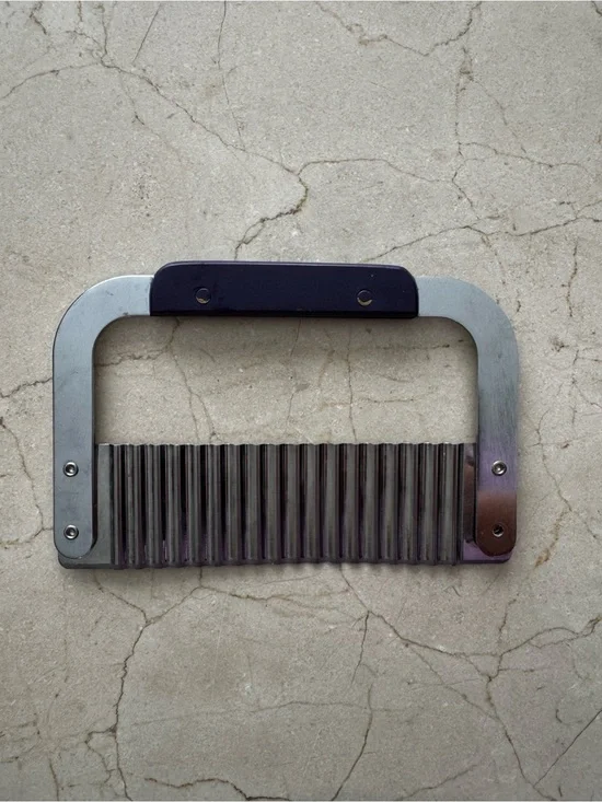 Substantial Crinkle Cutter Tool for Soap or Cheese